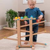 Fat Brain Toys Roll &n Go Wooden Marble Run