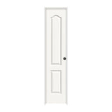 JELD-WEN 18 in. x 80 in. Camden White Painted Left-Hand Textured Molded Composite MDF Single Prehung Interior Door