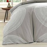 Marimekko 221439 Fokus Duvet Cover Set, Twin, Navy