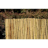 Vigoro 6 ft. x 8 ft. Natural Full Round Bamboo Fence