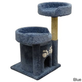 New Cat Condos Double Perch Solid Wood Cat Condo (Brown)