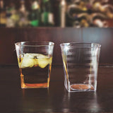 EMI Yoshi EMI-ST9 9 Oz Clear Plastic Rocks Square Clear Plastic Tumbler – Pack of 168