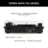 Victrola The Quincy 6-in-1 Bluetooth Record Player & Multimedia Center with Built-in Speakers ?C 3-Speed Turntable, CD & Cassette Player, AM/FM Radio, Wireless Music Streaming (Natural)