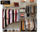 Closetmaid 1628 5ft. to 8 ft. Closet Organizer Kit White