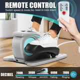 ANCHEER Under Desk Elliptical Machine – Quiet Pedal Exerciser for Seniors, Office & Home, Low-Impact Seated Leg Workout Equipment, Smart LCD Display, Remote Control