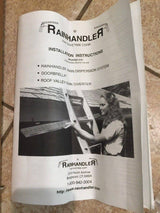 Rainhandler Gutter Replacement 3X 5 ft. Self Cleaning Aluminum White