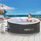 COSYSPA Inflatable Hot Tub Spa [2022 Model] – Outdoor Bubble Hot Tub | 2-6 Person Capacity ?C Quick Heating Hot Tub | Inflatable Hot Tub | Outdoor Inflatable Hot Tub Spa (Hot Tub Only – 6 Person)