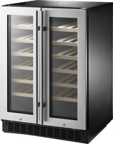 Insignia? – Dual Zone Wine and Beverage Cooler with Glass Doors – Stainless Steel