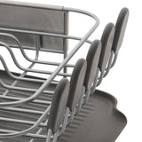 KitchenAid Compact Stainless Steel Dish Rack, 16.06-Inch, Black