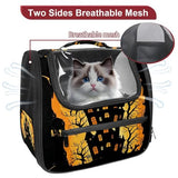 Halloween Pet Carrier Airline Approved Pet Carrier Bag Dog Carrier for Small Medium Cats Dogs Puppies Kitten
