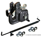 Pat’s Easy Change with Stabilizer Bar – Best Quick Hitch System On The Market ?C Flexible, Durable and Affordable (CAT #1 Green)