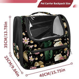 Halloween Pet Carrier Airline Approved Pet Carrier Bag Dog Carrier for Small Medium Cats Dogs Puppies Kitten