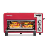 Hamilton Beach – Toastation 2-Slice Countertop Toaster and Toaster Oven – Red 22724