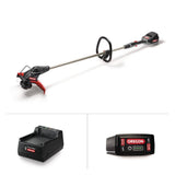 Oregon Cordless 40V Max ST275 Trimmer/Edger Kit with 2.6 Ah Battery, Charger u0026 Gator Speed Load System 590498