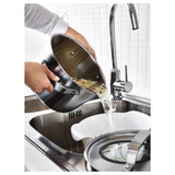 IKEA – SENSUELL Pot with Lid, Stainless Steel/Gray, 5.8 qt