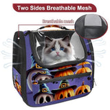 Halloween Pet Carrier Airline Approved Pet Carrier Bag Dog Carrier for Small Medium Cats Dogs Puppies Kitten