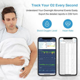 LOOKEE O2Ring by Wellue, Continuous Overnight Ring Pulse Oximeter Oxygen Monitor