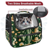 Halloween Pet Carrier Airline Approved Pet Carrier Bag Dog Carrier for Small Medium Cats Dogs Puppies Kitten