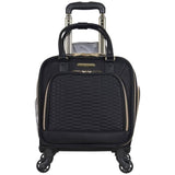 Aimee Kestenberg Florence Collection 4-Wheel Underseat Carry-On Teal