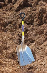 Westward 3yu77 Grain Scoop,26-1/4 in. Handle,Aluminum, Yellow