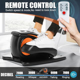 ANCHEER Under Desk Elliptical Machine – Quiet Pedal Exerciser for Seniors, Office & Home, Low-Impact Seated Leg Workout Equipment, Smart LCD Display, Remote Control