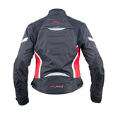 Motorcycle Ladies Strong Textile Jacket Motorbike Armor CE Touring