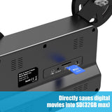 8mm & Super 8 Reels to Digital MovieMaker Film Sanner Converter, Pro Film Digitizer Machine with 2.4 LCD, Convert 5 inch and 8 inch 8mm Super 8 Film reels into 1080P Digital Videos