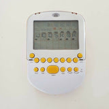Radica Big Screen Solitaire Electronic Handheld Game 2008 Yellow White
