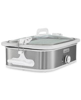 Crock-Pot 3.5 Quart Casserole Slow Cooker, Stainless Steel