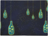 Beautiful Bottle of Under The Night Sky Print Square Tablecloth Decorated Table can able Farmhouse Decor Coffee Table Outdoor,