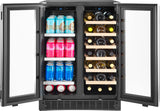 Insignia? – Dual Zone Wine and Beverage Cooler with Glass Doors – Stainless Steel