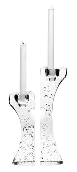 Kosta Boda Connect Candlestick Set of 2