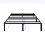 Metal Bed Frame Full Size – 14 Inch Heavy-Duty Full Platform Bed Frame No Box Spring Needed, Easy Assembly, Noise-Free, Sturdy Mattress Foundation, Underbed Storage Space