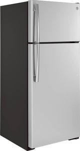 GE 17.5 Cu. ft. Stainless Steel Top Freezer Refrigerator-GTS18GSNRSS