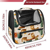 Halloween Pet Carrier Airline Approved Pet Carrier Bag Dog Carrier for Small Medium Cats Dogs Puppies Kitten