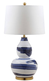 Safavieh Aileen Blue u0026 White Table Lamp
