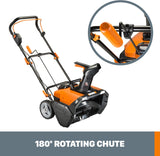 Worx WG471 40V Power Share 20 Cordless Snow Blower with Brushless Motor