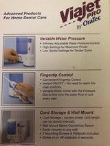 ViaJet Pro Irrigator – Water Flosser (by OraTec)