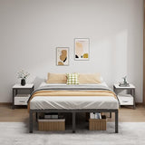 Metal Bed Frame Full Size – 14 Inch Heavy-Duty Full Platform Bed Frame No Box Spring Needed, Easy Assembly, Noise-Free, Sturdy Mattress Foundation, Underbed Storage Space