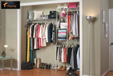 Closetmaid 1628 5ft. to 8 ft. Closet Organizer Kit White