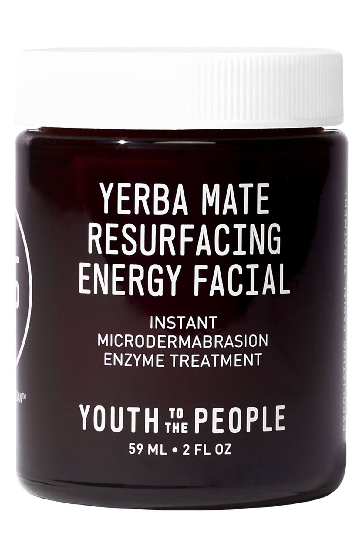 Youth to The People Yerba Mate Resurfacing u0026 Exfoliating Energy Facial with Enzymes – 59 ml