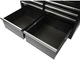 Husky 46 in. W x 24.5 in. D 9-Drawer Mobile Workbench with Solid Wood Top in