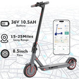 Electric Scooter for Adults, 19/25 Mph Max Speed, 21/25/35 Miles Range,350/500/600W APP Control E-Scooter with 8.5/10 Inflatable tire, Foldable Escooter with App Control, UL 2272 Certified