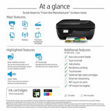 HP – OfficeJet 3830 Wireless All-In-One Instant Ink Ready Printer – Black