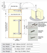 Sugatsune – Lateral Opening Door Hinge 19M – LIN-X450