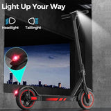 Electric Scooter for Adults, 19/25 Mph Max Speed, 21/25/35 Miles Range,350/500/600W APP Control E-Scooter with 8.5/10 Inflatable tire, Foldable Escooter with App Control, UL 2272 Certified
