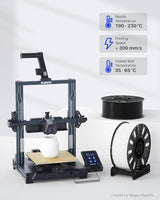 ELEGOO PLA Filament 1.75mm Bundle 4KG, 3D Printer Filament Dimensional Accuracy +/- 0.02mm, 4pcs 1kg Spool(2.2lbs) Fit Most FDM 3D Printers (Black, White, Dark Blue, True Red)