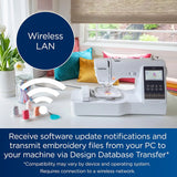 Computerized Sewing & Embroidery Machine with Wireless LAN ?C 135 Designs & 103 Stitches Built-In