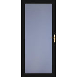 Larson Signature Classic 32-in x 81-in Black Full-view Aluminum Storm Door | 1490405107