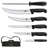 Victorinox Fibrox Black Natural 7 Piece Pro Competition BBQ Set